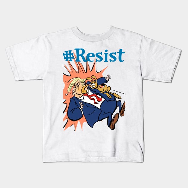 TrumpPunch Kids T-Shirt by jsanford